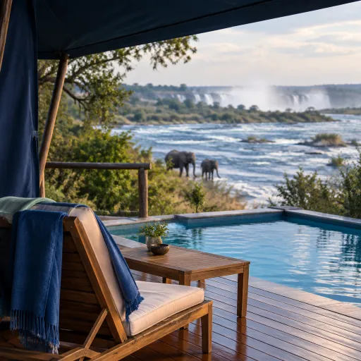 An elegant stay at the elephant camp near Victoria Falls