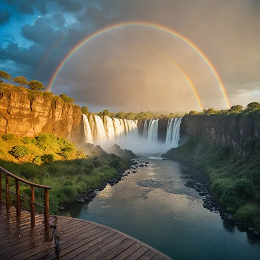 When the victoria falls rainbow meets luxury stays in Zimbabwe